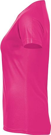Футболка женская Sporty Women 140, розовый неон, размер XS