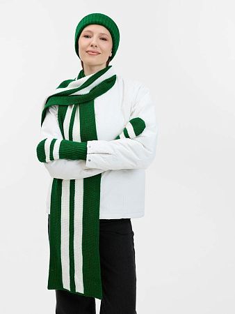 Шарф Winwear, темно-зеленый (глубокий зеленый)