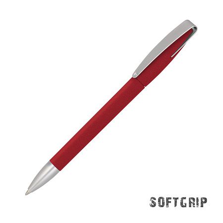 Ручка шариковая COBRA SOFTGRIP MM, красный#