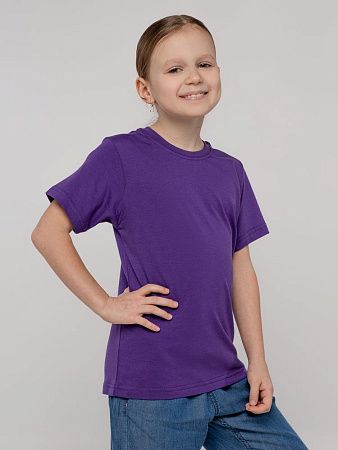Футболка детская T-Bolka Kids, фиолетовая, размер 12 лет (142-152 см)