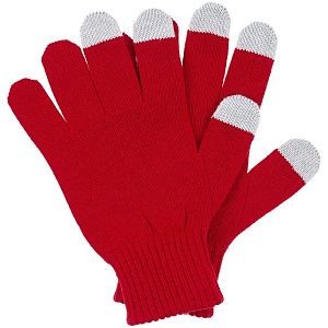 Перчатки сенсорные Real Talk, красные, размер L/XL