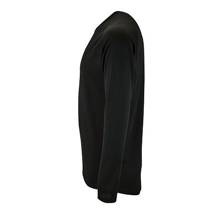 Футболка с длинным рукавом Sporty LSL Men, черная, размер S