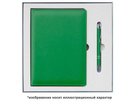 Ежедневник Flexy Star Grosseto А5, зеленый, недатированный, в гибкой обложке