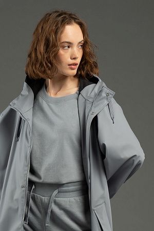 Футболка унисекс оверсайз T3, серая, размер M/L
