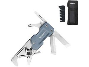 Мультитул-ключ Nextool Light Wrench W1 с набором бит, цвет: серый