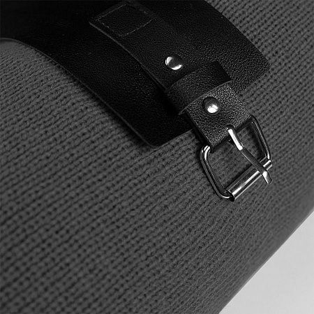 Плед  "Belt"; серый; 130 х 180 см; 100% акрил, с поясом