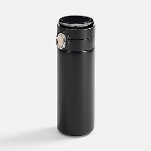Смарт-бутылка c заменяемой батарейкой warmSens, черная