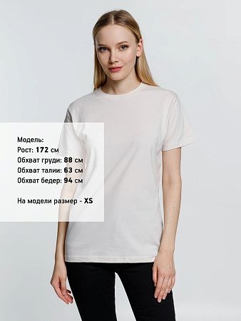 Футболка унисекс T-Bolka 160, молочно-белая, размер S