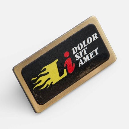 Значок Magnet Matto, бронзовый