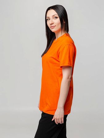 Футболка унисекс T-bolka 140, оранжевая, размер S