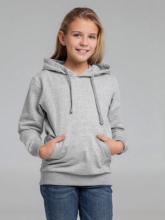 Толстовка с капюшоном детская Kirenga Kids, черная, размер 12 лет (142-152 см)