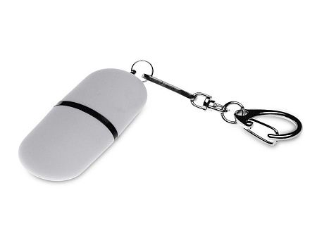 USB 2.0- флешка «Goutte Soft-touch» на 64 Гб каплевидной формы