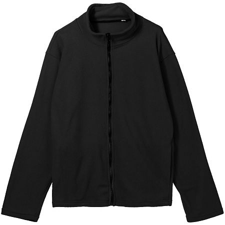 Куртка флисовая унисекс Manakin, черная, размер XS/S