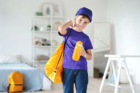 Футболка детская T-Bolka Kids, фиолетовая, размер 12 лет (142-152 см)