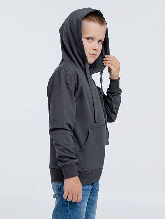 Худи детское Kirenga Kids 2.0, темно-серое (графит), размер 6 лет (106-116 см)