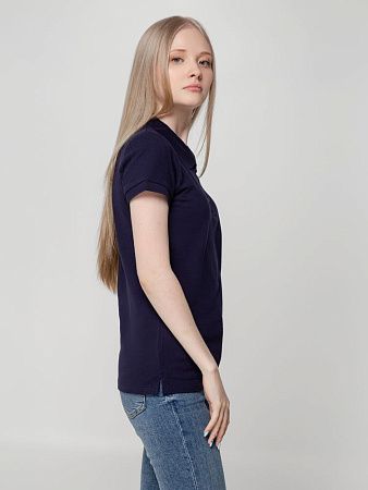 Рубашка поло женская Virma Lady, темно-синяя, размер S