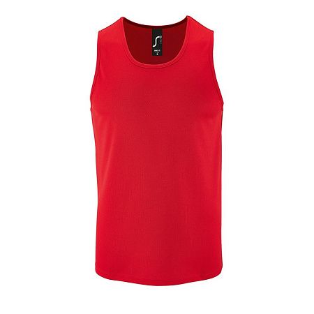Майка мужская Sporty TT Men, красная, размер XXL