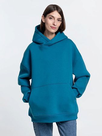 Худи Kulonga Oversize, бирюзовое, размер XL/2XL
